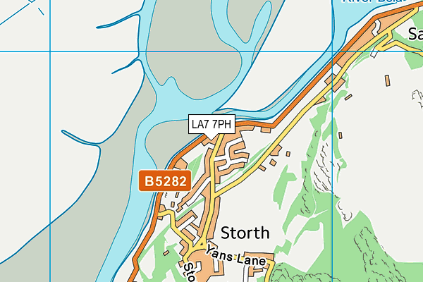 LA7 7PH map - OS VectorMap District (Ordnance Survey)
