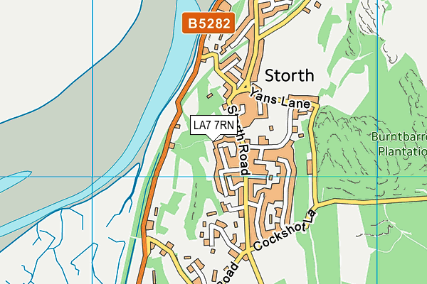 LA7 7RN map - OS VectorMap District (Ordnance Survey)