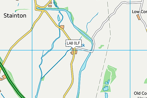 LA8 0LF map - OS VectorMap District (Ordnance Survey)