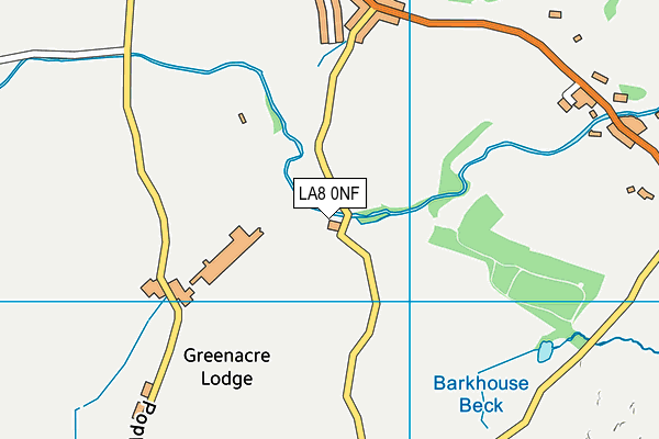 LA8 0NF map - OS VectorMap District (Ordnance Survey)