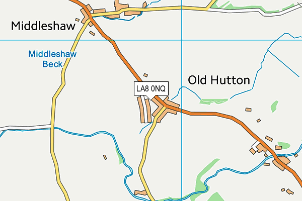 Old Hutton CofE School map (LA8 0NQ) - OS VectorMap District (Ordnance Survey)