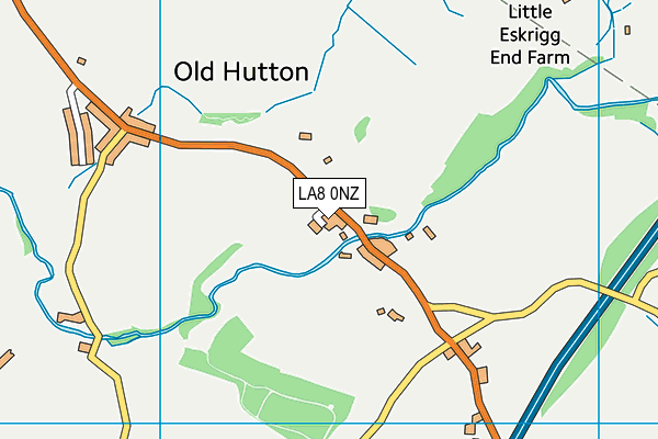 LA8 0NZ map - OS VectorMap District (Ordnance Survey)