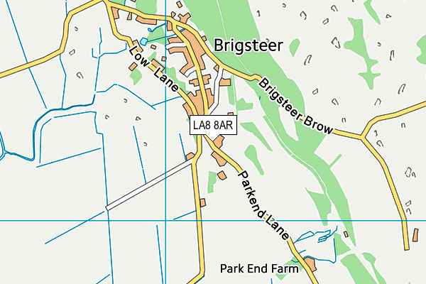 LA8 8AR map - OS VectorMap District (Ordnance Survey)