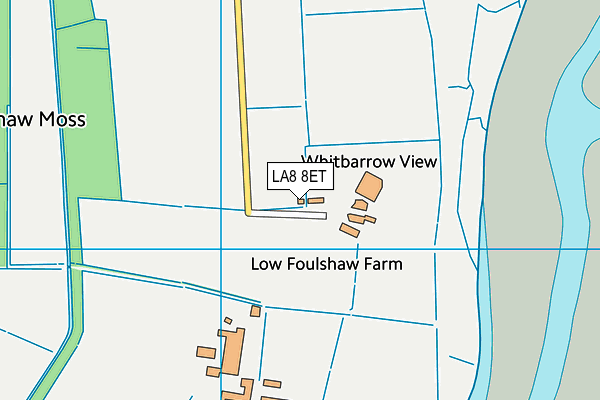 LA8 8ET map - OS VectorMap District (Ordnance Survey)