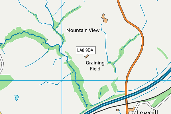 LA8 9DA map - OS VectorMap District (Ordnance Survey)