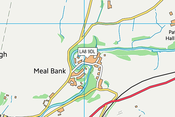 LA8 9DL map - OS VectorMap District (Ordnance Survey)