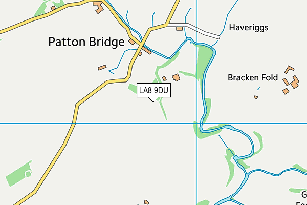 LA8 9DU map - OS VectorMap District (Ordnance Survey)