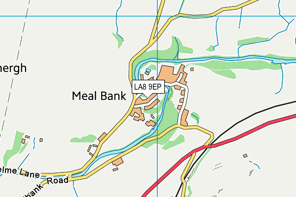 LA8 9EP map - OS VectorMap District (Ordnance Survey)