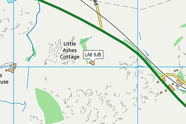 LA8 9JB map - OS VectorMap District (Ordnance Survey)