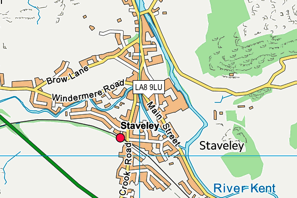 Map of STAVELEY HEALTHCARE LIMITED at district scale