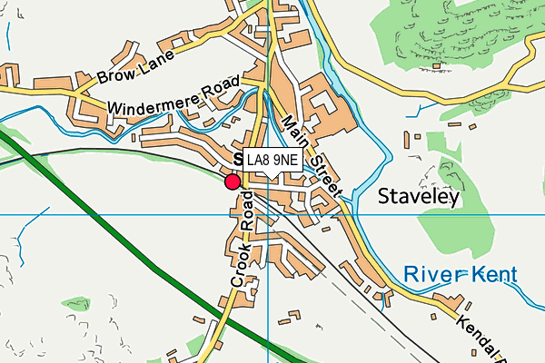 Map of STAVELEY & KENTMERE LIMITED at district scale