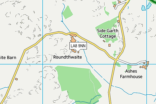 LA8 9NN map - OS VectorMap District (Ordnance Survey)