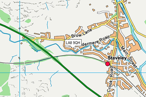 LA8 9QH map - OS VectorMap District (Ordnance Survey)