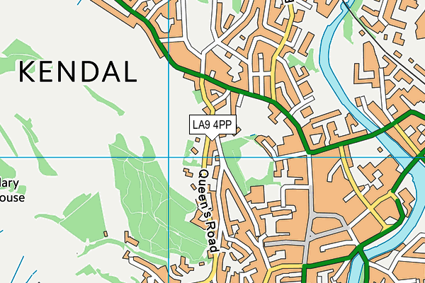 LA9 4PP map - OS VectorMap District (Ordnance Survey)