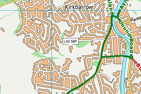 Vicarage Park CofE Primary School map (LA9 5BP) - OS VectorMap District (Ordnance Survey)