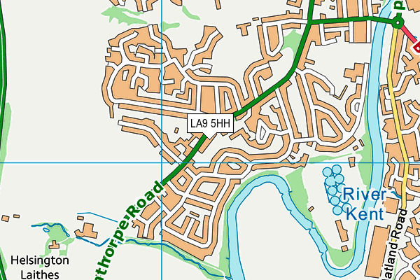 LA9 5HH map - OS VectorMap District (Ordnance Survey)