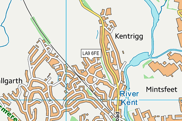 LA9 6FE map - OS VectorMap District (Ordnance Survey)