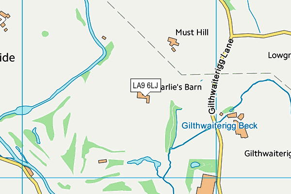 LA9 6LJ map - OS VectorMap District (Ordnance Survey)