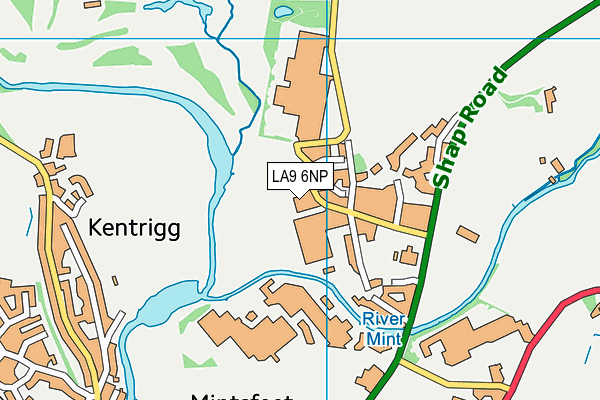 LA9 6NP map - OS VectorMap District (Ordnance Survey)