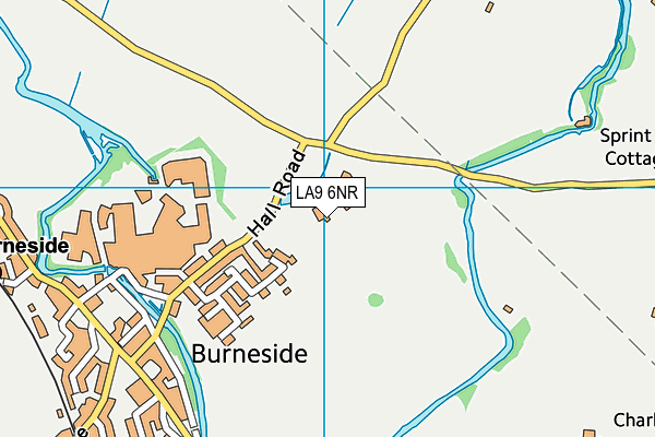 LA9 6NR map - OS VectorMap District (Ordnance Survey)