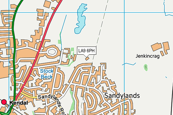 Map of LAKES BLINDS LTD at district scale