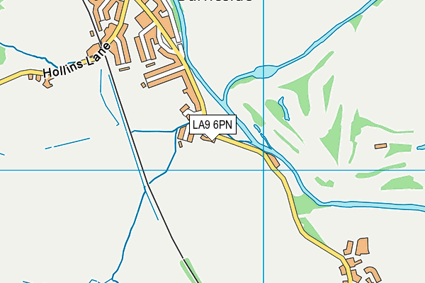 LA9 6PN map - OS VectorMap District (Ordnance Survey)