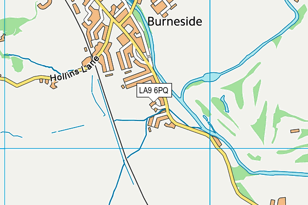 LA9 6PQ map - OS VectorMap District (Ordnance Survey)