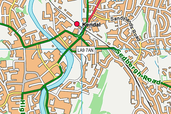 Map of GINGER BAKERS (KENDAL) LIMITED at district scale