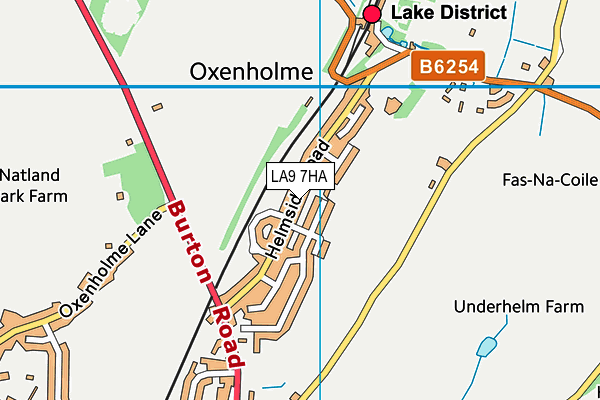 Map of IAN ATKINSON LTD at district scale