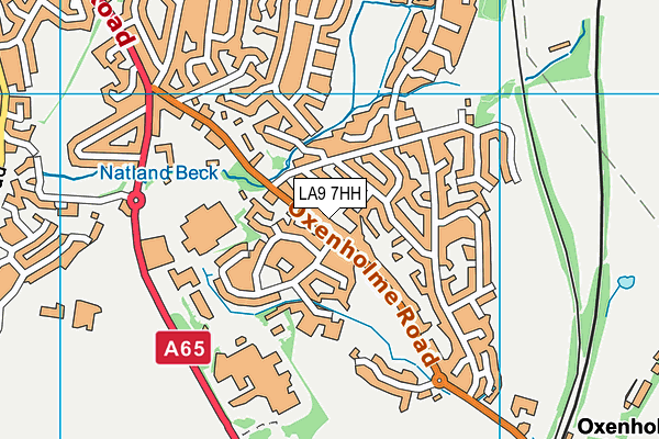 LA9 7HH map - OS VectorMap District (Ordnance Survey)