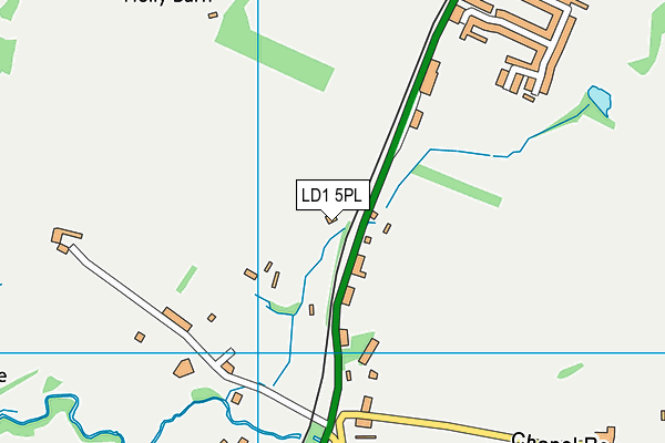 LD1 5PL map - OS VectorMap District (Ordnance Survey)