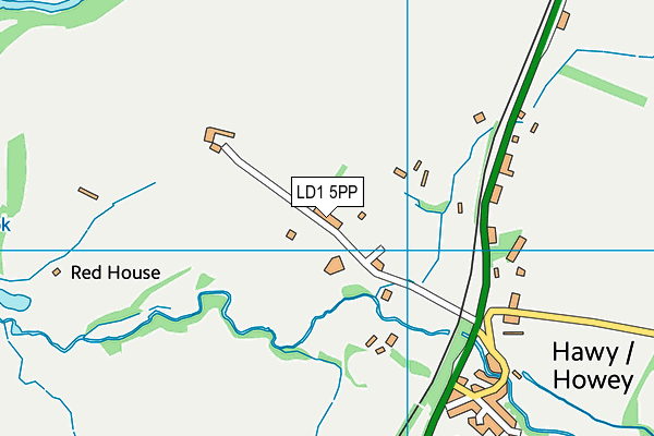 LD1 5PP map - OS VectorMap District (Ordnance Survey)