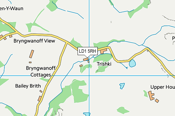 LD1 5RH map - OS VectorMap District (Ordnance Survey)