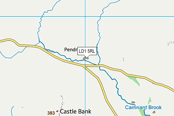 LD1 5RL map - OS VectorMap District (Ordnance Survey)