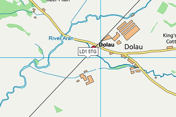 LD1 5TG map - OS VectorMap District (Ordnance Survey)