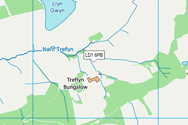 LD1 6PB map - OS VectorMap District (Ordnance Survey)