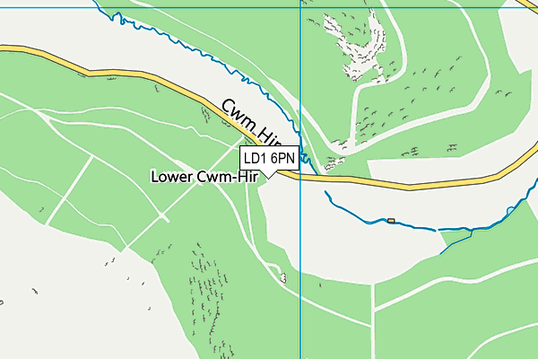 LD1 6PN map - OS VectorMap District (Ordnance Survey)