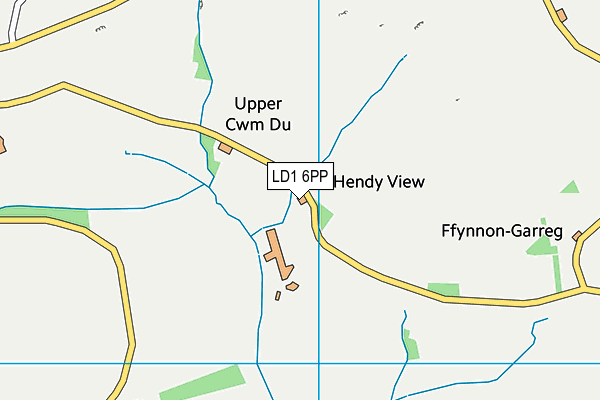 LD1 6PP map - OS VectorMap District (Ordnance Survey)