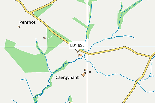 LD1 6SL map - OS VectorMap District (Ordnance Survey)