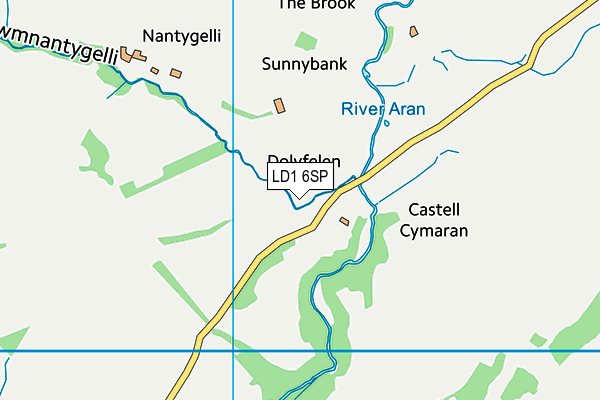 LD1 6SP map - OS VectorMap District (Ordnance Survey)