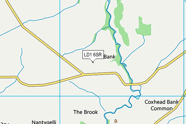 LD1 6SR map - OS VectorMap District (Ordnance Survey)