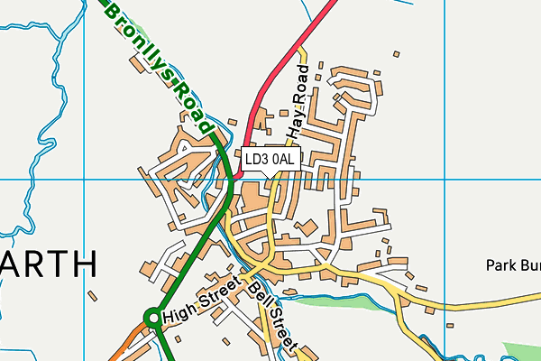 LD3 0AL map - OS VectorMap District (Ordnance Survey)