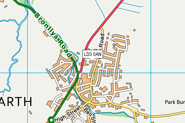 LD3 0AN map - OS VectorMap District (Ordnance Survey)