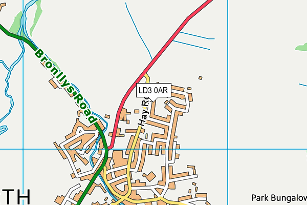 LD3 0AR map - OS VectorMap District (Ordnance Survey)