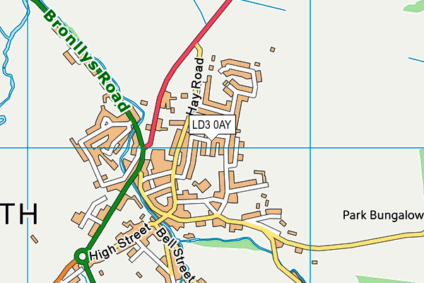 LD3 0AY map - OS VectorMap District (Ordnance Survey)