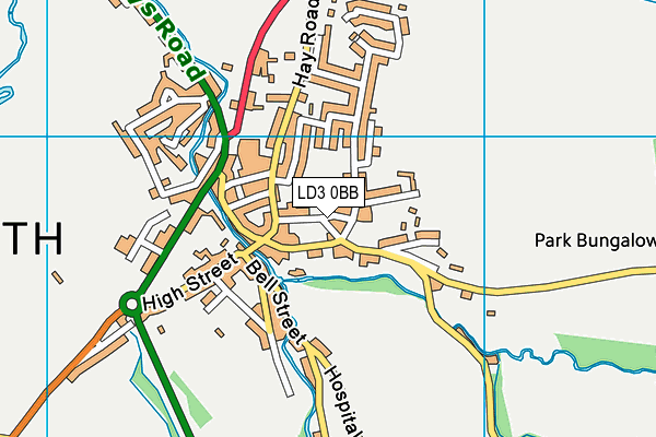 LD3 0BB map - OS VectorMap District (Ordnance Survey)