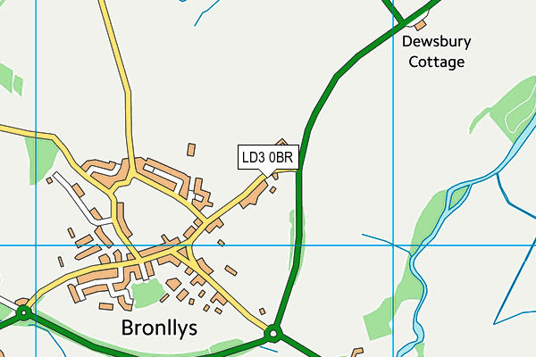 LD3 0BR map - OS VectorMap District (Ordnance Survey)