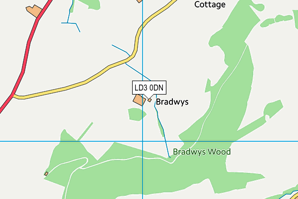 LD3 0DN map - OS VectorMap District (Ordnance Survey)