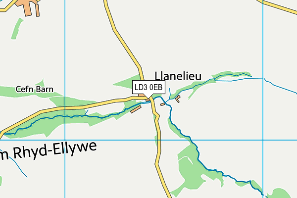 LD3 0EB map - OS VectorMap District (Ordnance Survey)