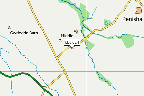 LD3 0EH map - OS VectorMap District (Ordnance Survey)